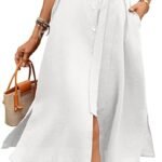 Embrace Comfort and Style with Women’s Linen Shirt Dresses